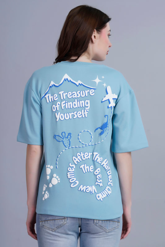 FINDING YOURSELF OVERSIZED TSHIRT - Fever Hunt