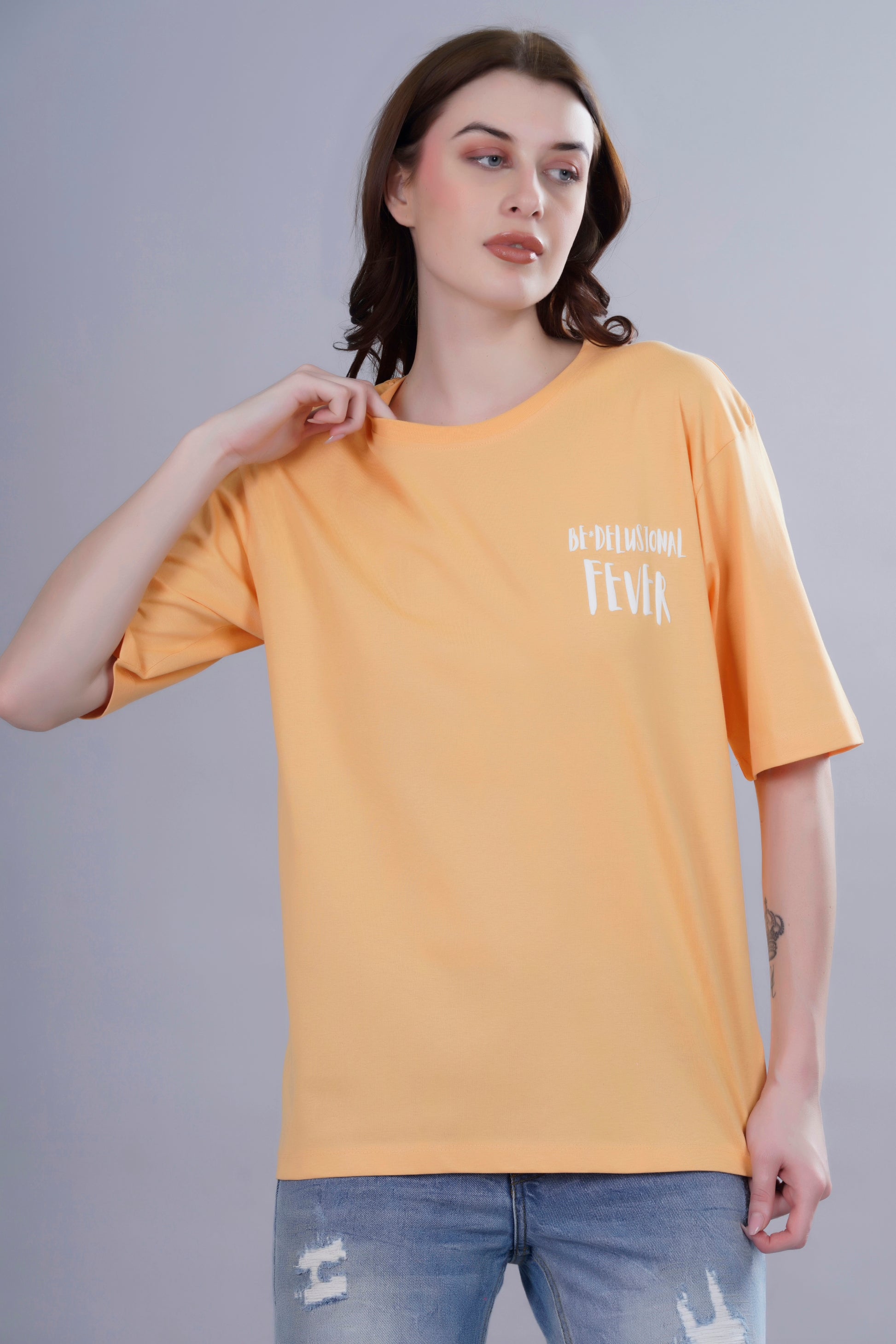 BE DELUSIONAL OVERSIZED TSHIRT - Fever Hunt