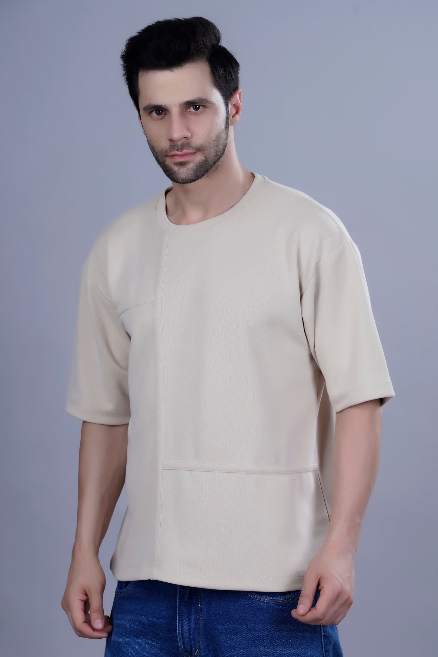 SUBTLE BEIGE OVERSIZED TSHIRT