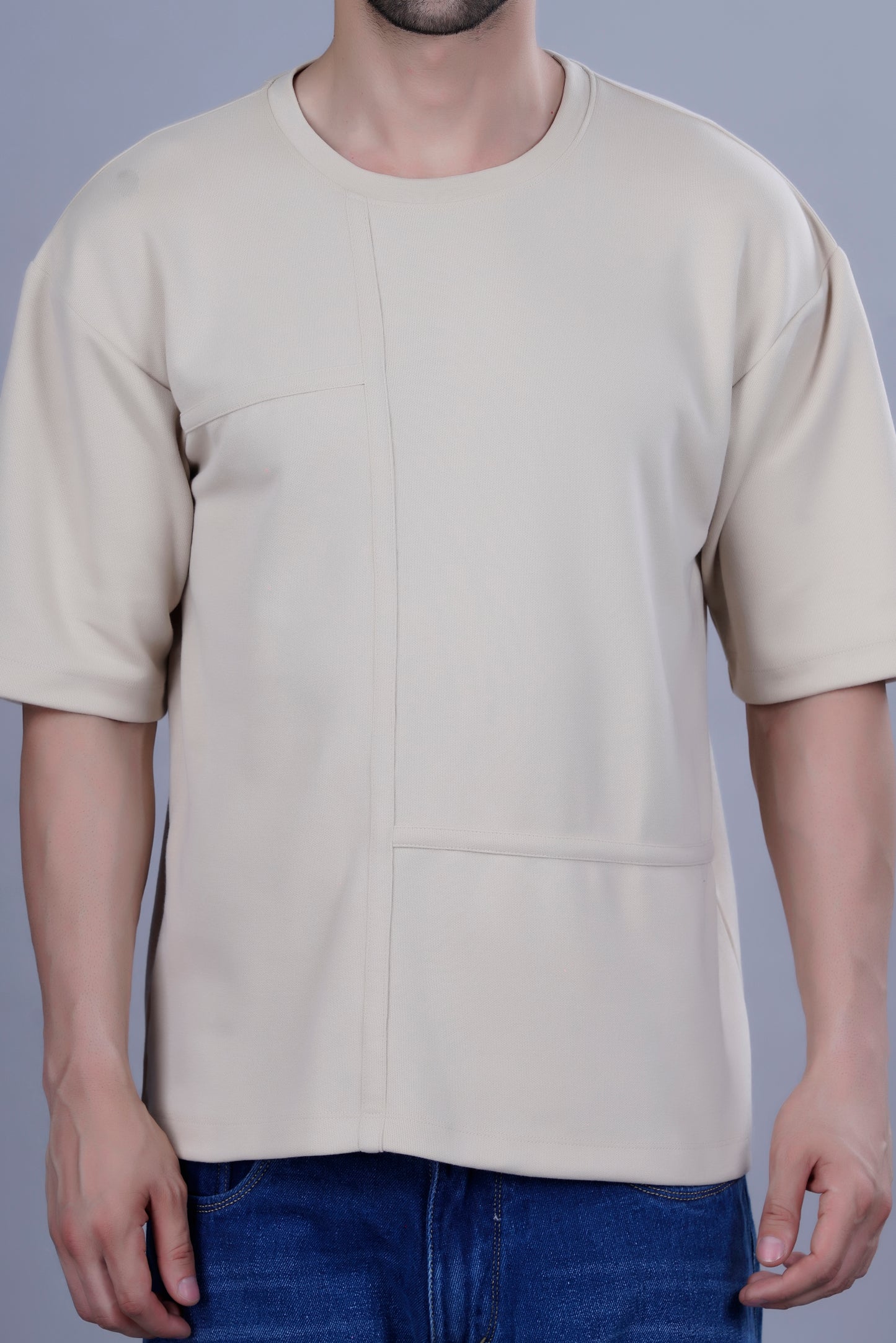 SUBTLE BEIGE OVERSIZED TSHIRT